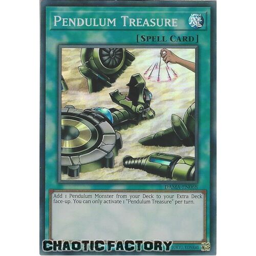 DAMA-EN068 Pendulum Treasure Super Rare 1st Edition NM