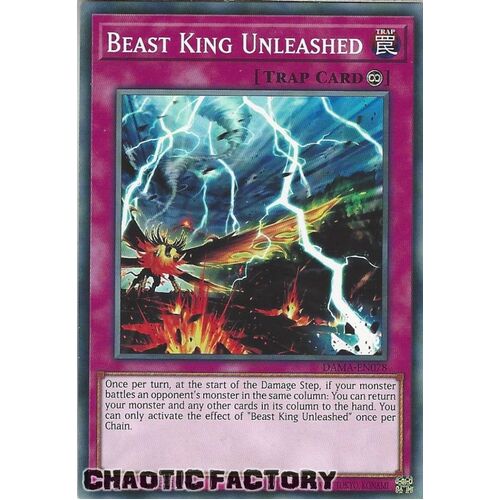 DAMA-EN078 Beast King Unleashed Common 1st Edition NM