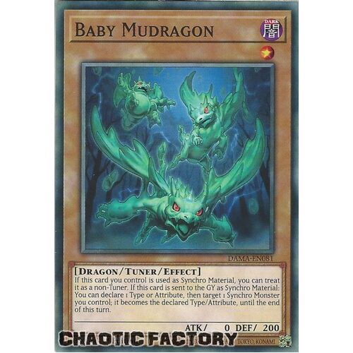 DAMA-EN081 Baby Mudragon Common 1st Edition NM