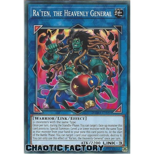 DAMA-EN084 Ra'ten, the Heavenly General Common 1st Edition NM