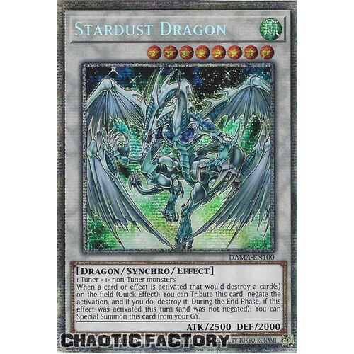 DAMA-EN100 Stardust Dragon Starlight Rare 1st Edition NM