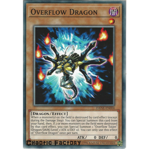 DANE-EN004 Overflow Dragon Common 1st Edition NM