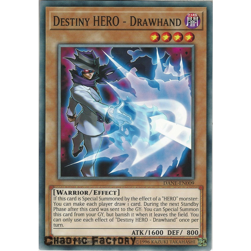 DANE-EN009 Destiny HERO - Drawhand Common 1st Edition NM