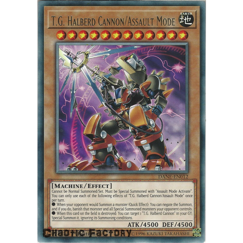 DANE-EN012 T.G. Halberd Cannon/Assault Mode Rare 1st Edition NM