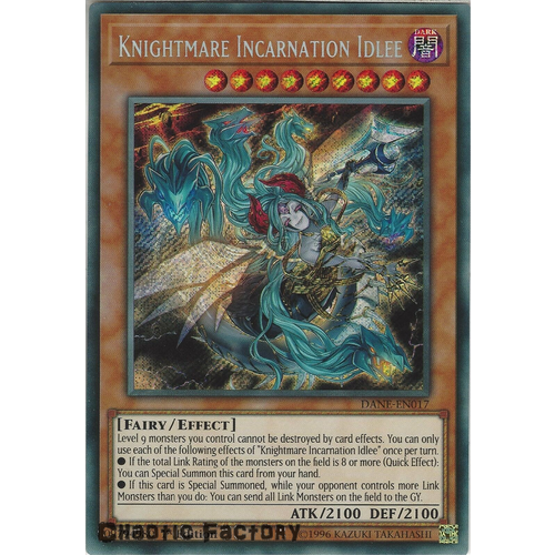 DANE-EN017 Knightmare Incarnation Idlee Secret Rare 1st Edition NM