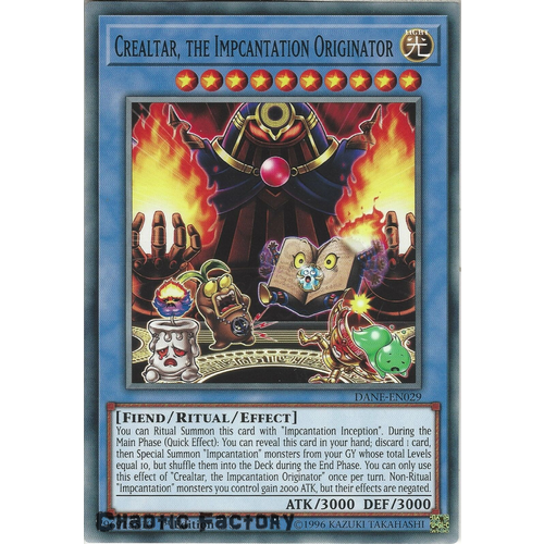 DANE-EN029 Crealtar, the Impcantation Originator Common 1st Edition NM