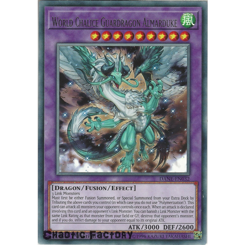 DANE-EN032 World Chalice Guardragon Almarduke Rare 1st Edition NM