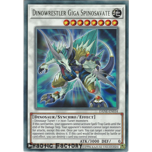 DANE-EN034 Dinowrestler Giga Spinosavate Rare 1st Edition NM