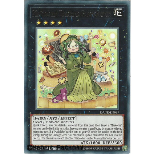 DANE-EN039 Madolche Teacher Glassoufle Rare 1st Edition NM