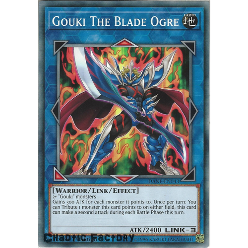 Yugioh DANE-EN043 Gouki The Blade Ogre Common 1st Edition NM