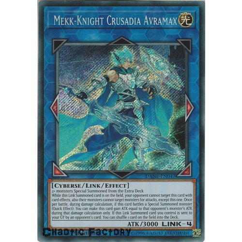 DANE-EN047 Mekk-Knight Crusadia Avramax Secret Rare 1st Edition NM