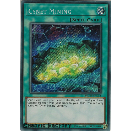 DANE-EN051 Cynet Mining Secret Rare 1st Edition NM