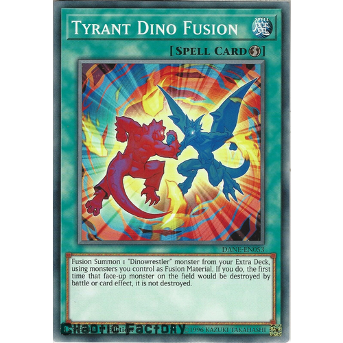 DANE-EN053 Tyrant Dino Fusion Common 1st Edition NM