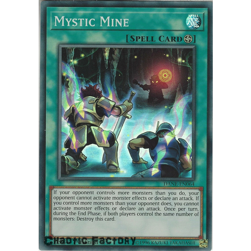 Yugioh DANE-EN064 Mystic Mine Super Rare 1st Edition NM