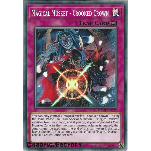 Yugioh DANE-EN072 Magical Musket - Crooked Crown Common 1st Edition NM