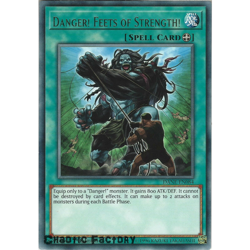 DANE-EN084 Danger! Feets of Strength! Rare 1st Edition NM