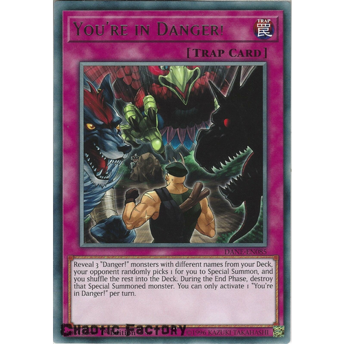 DANE-EN085 You're in Danger! Rare 1st Edition NM