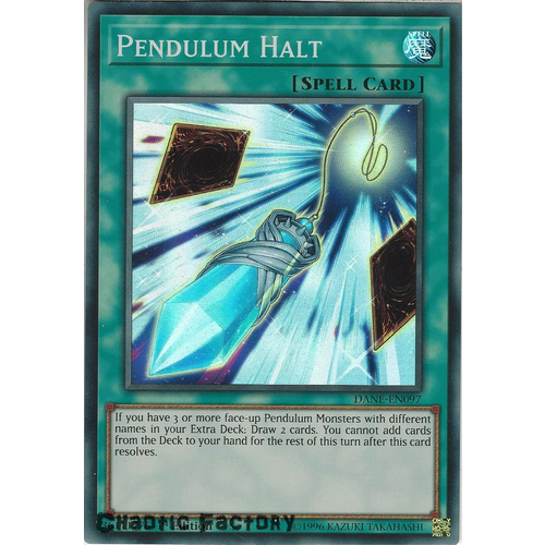 DANE-EN097 Pendulum Halt Super Rare 1st Edition NM