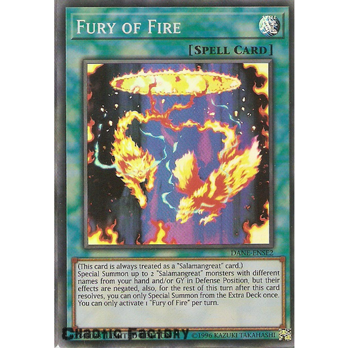 DANE-ENSE2 Fury of Fire Super Rare NM