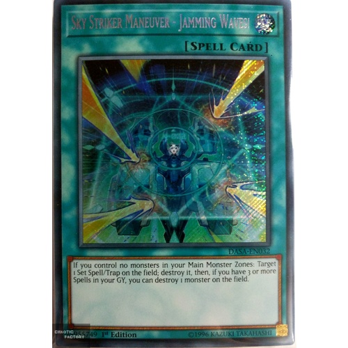 DASA-EN032 Sky Striker Maneuver - Jamming Waves! Secret Rare 1st Edition