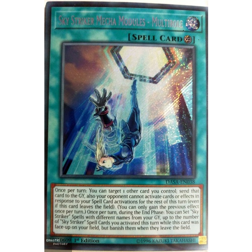 DASA-EN038 Sky Striker Mecha Modules - Multirole Secret Rare 1st Edition NM