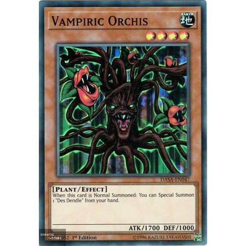 Yugioh DASA-EN047 Vampiric Orchis Super Rare 1st Edition
