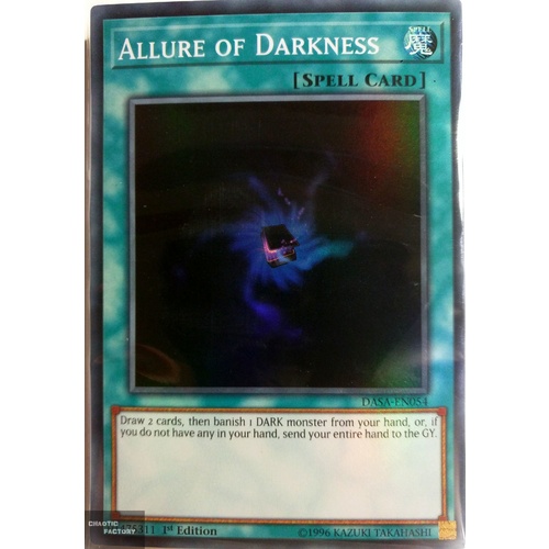 DASA-EN054 Allure of Darkness Super Rare 1st Edition NM