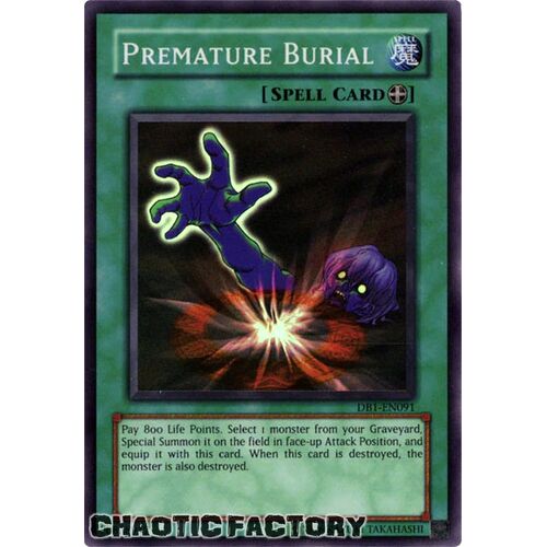 DB1-EN091 Premature Burial Super Rare  NM