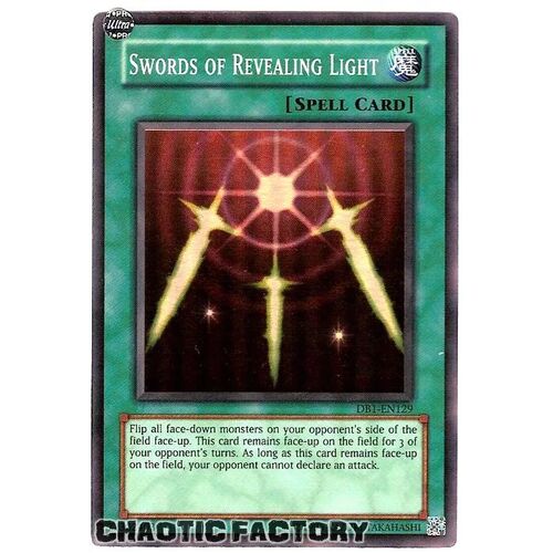 DB1-EN129 Swords Of Revealing Light Super Rare  NM