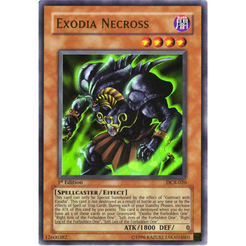 Exodia Necross - DCR-020 - Ultra Rare 1st Edition NM