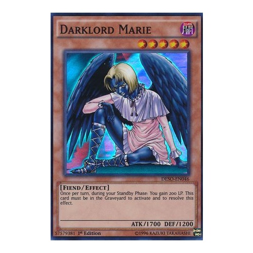 Yugioh DESO-EN046 Darklord Marie Super Rare 1st Edition