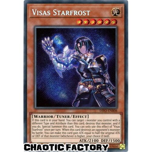 DIFO-EN008 Visas Starfrost Secret Rare 1st Edition NM