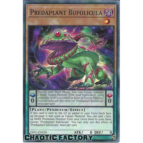 DIFO-EN018 Predaplant Bufolicula Common 1st Edition NM