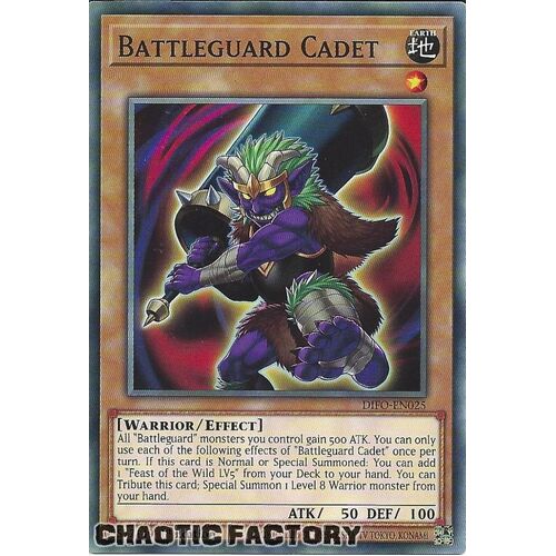 DIFO-EN025 Battleguard Cadet Common 1st Edition NM