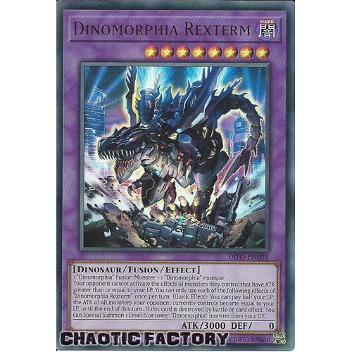 DIFO-EN038 Dinomorphia Rexterm Ultra Rare 1st Edition NM