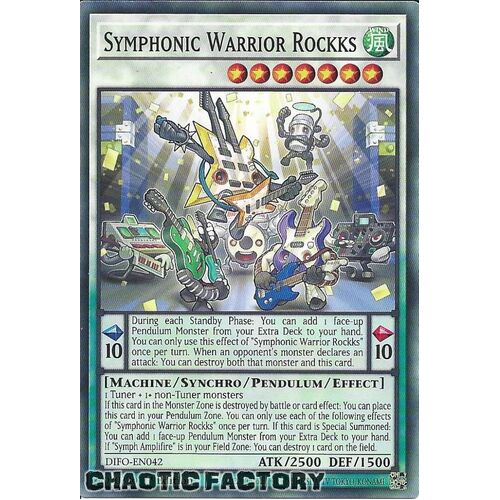 DIFO-EN042 Symphonic Warrior Rockks Common 1st Edition NM