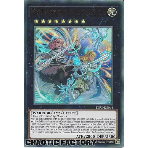DIFO-EN046 Exosisters Magnifica Ultra Rare 1st Edition NM