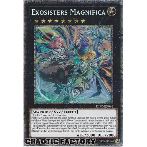 Starlight Rare DIFO-EN047 Exosisters Magnifica 1st Edition NM