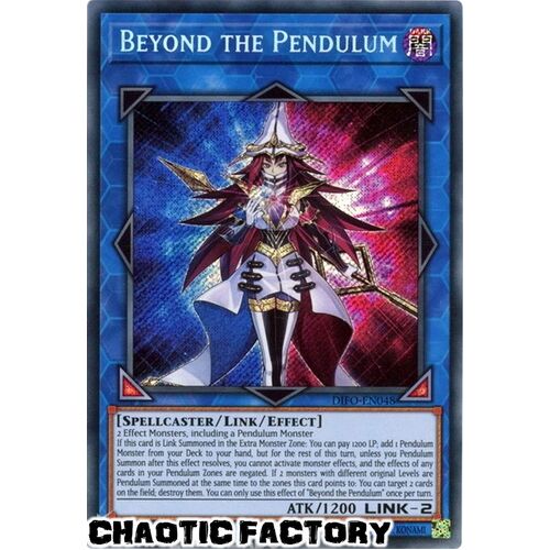 DIFO-EN048 Beyond the Pendulum Secret Rare 1st Edition NM