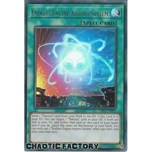 DIFO-EN054 Endless Engine Argyro System Ultra Rare 1st Edition NM
