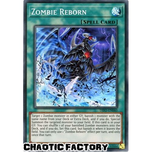 DIFO-EN060 Zombie Reborn Super Rare 1st Edition NM