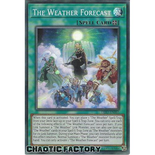 DIFO-EN063 The Weather Forecast Super Rare 1st Edition NM