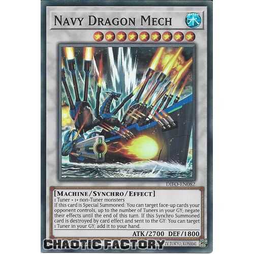 DIFO-EN082 Navy Dragon Mech Super Rare 1st Edition NM