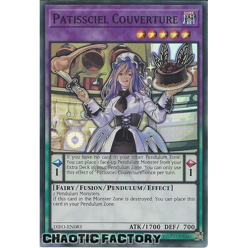 DIFO-EN083 Patissciel Couverture Super Rare 1st Edition NM
