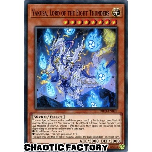 DIFO-EN095 Yakusa, Lord of the Eight Thunders Super Rare 1st Edition NM