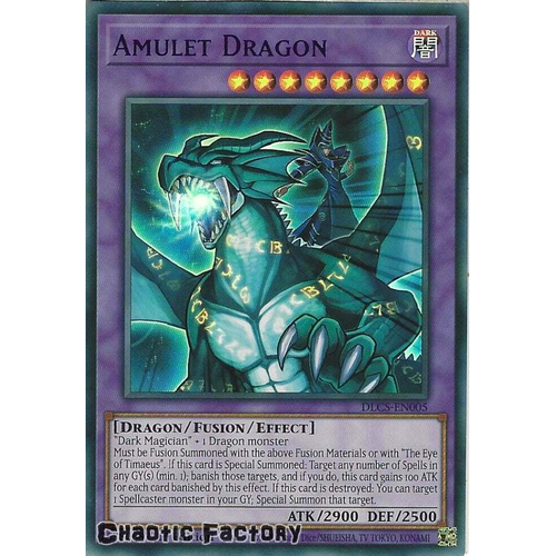 DLCS-EN005 Amulet Dragon PURPLE Ultra Rare 1st Edition NM