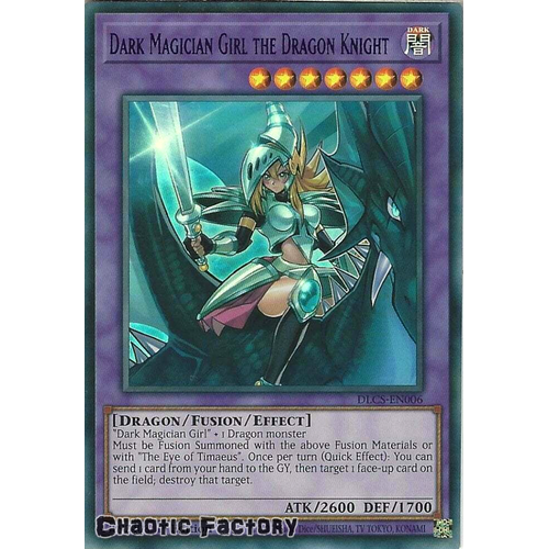 DLCS-EN006 Dark Magician Girl the Dragon Knight PURPLE Ultra Rare 1st Edition NM