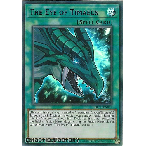 DLCS-EN007 The Eye of Timaeus PURPLE Ultra Rare 1st Edition NM
