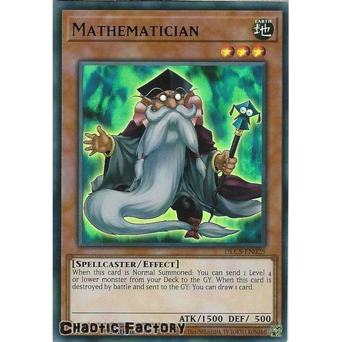 DLCS-EN025 Mathematician BLUE Ultra Rare 1st Edition NM