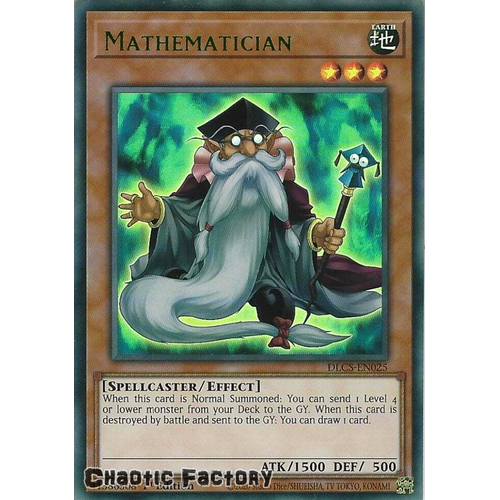 DLCS-EN025 Mathematician GREEN Ultra Rare 1st Edition NM